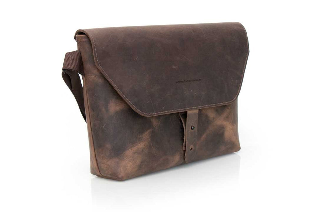 The all-leather Maverick Laptop Messenger Bag