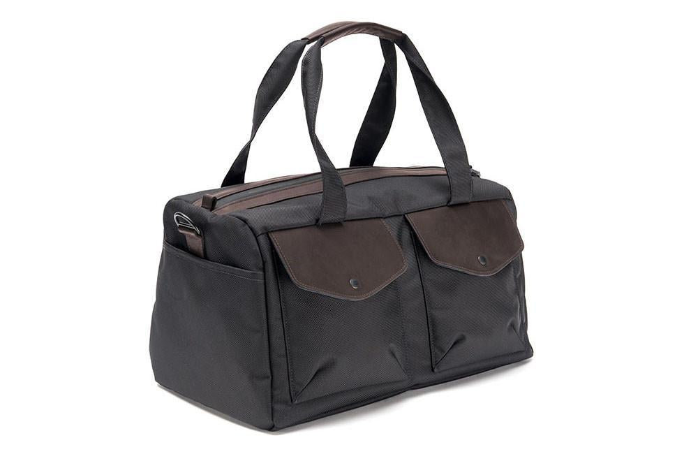 Black Ballistic w/ Chocolate Leather