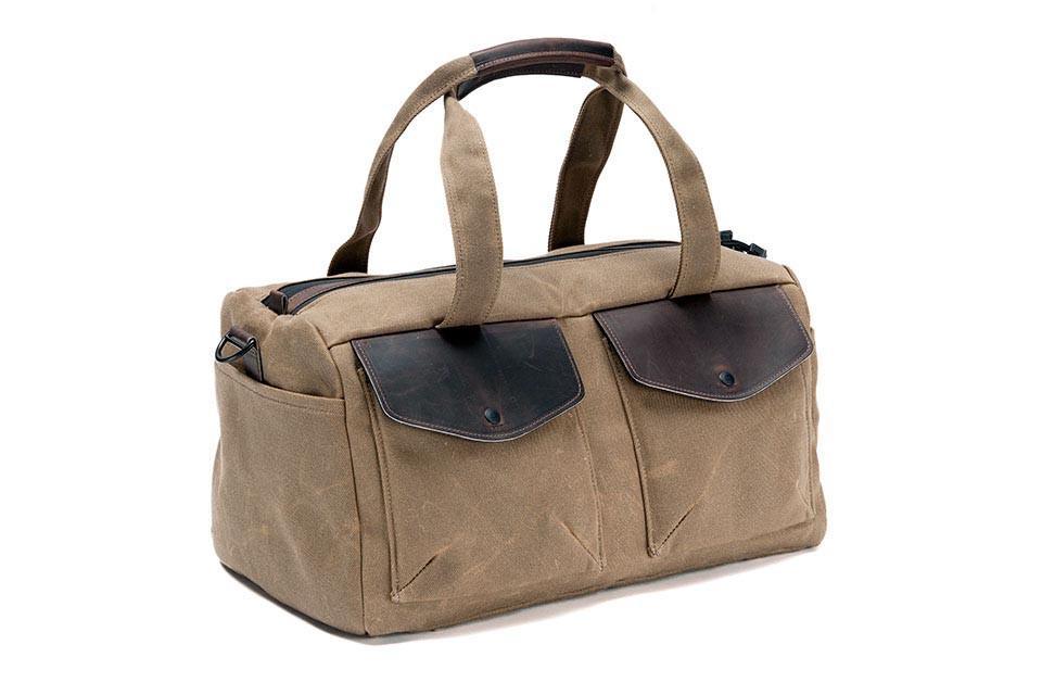 Waxed Canvas w/ Chocolate Leather